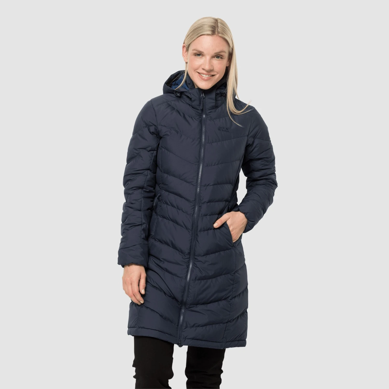 Jack Wolfskin Selenium Coat Womens Midnight Blue.