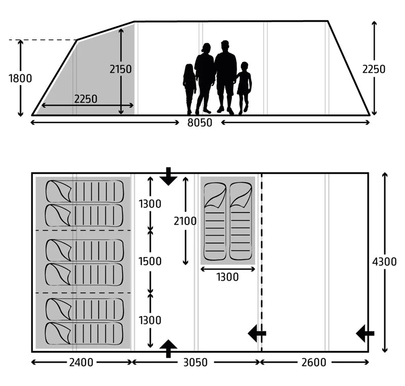 Kampa Studland 8 AIR 2023 - Image 2