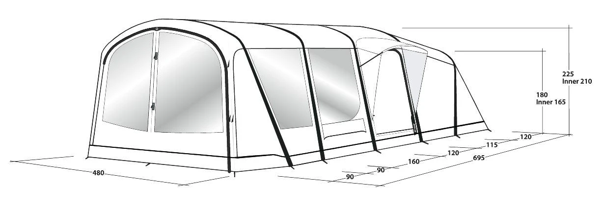 Outwell Sundale 7PA 2023 - Image 3