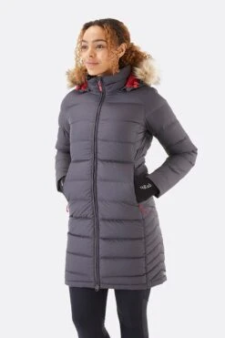 Rab Deep Cover Parka Womens Graphene