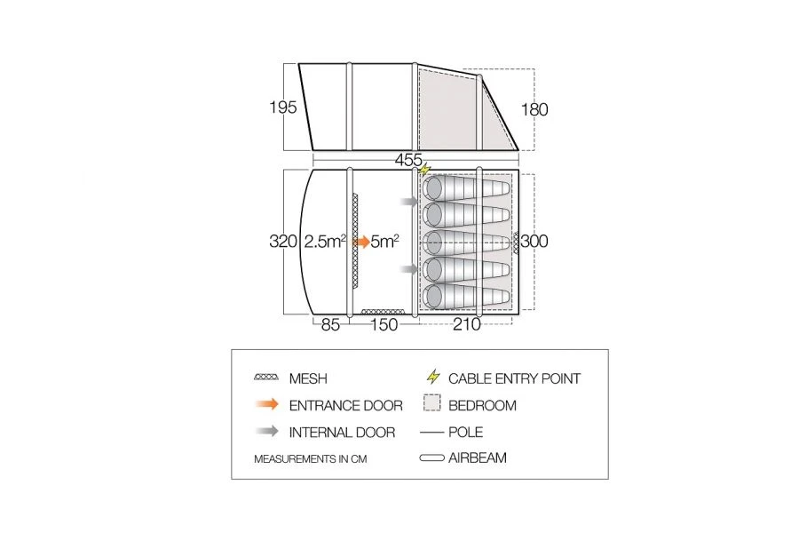 Vango Avington Flow Air 500 2023 - Image 2